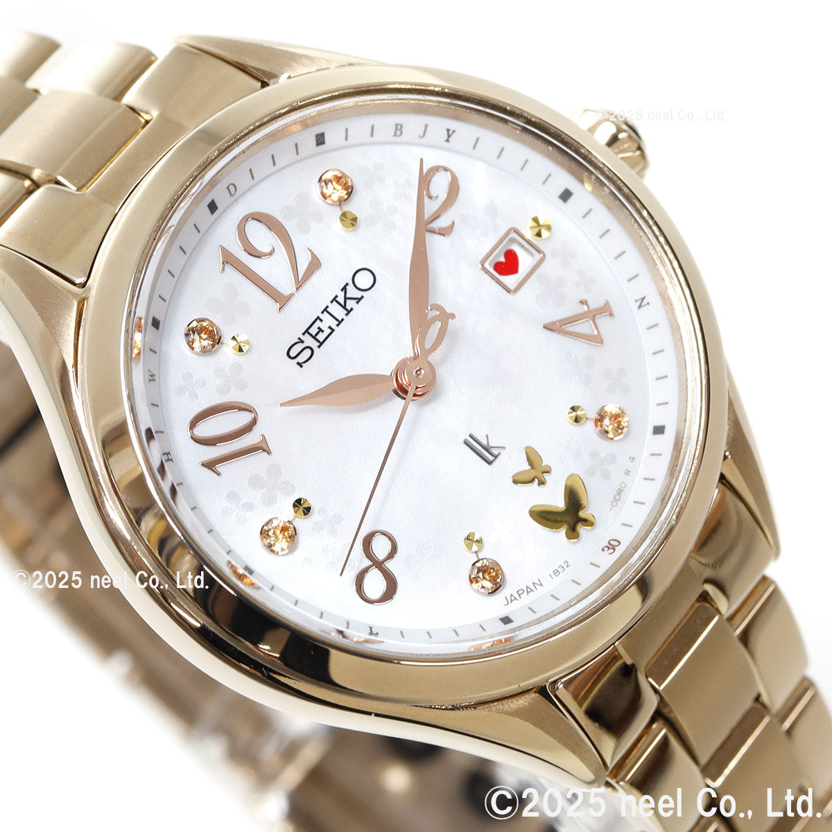 セイコー ルキア 30周年記念 SEIKO LUKIA Grow edenworks コラボ 限定 電波 ソーラー 腕時計 レディース SSQW094 Flower Garden【2025 新作】