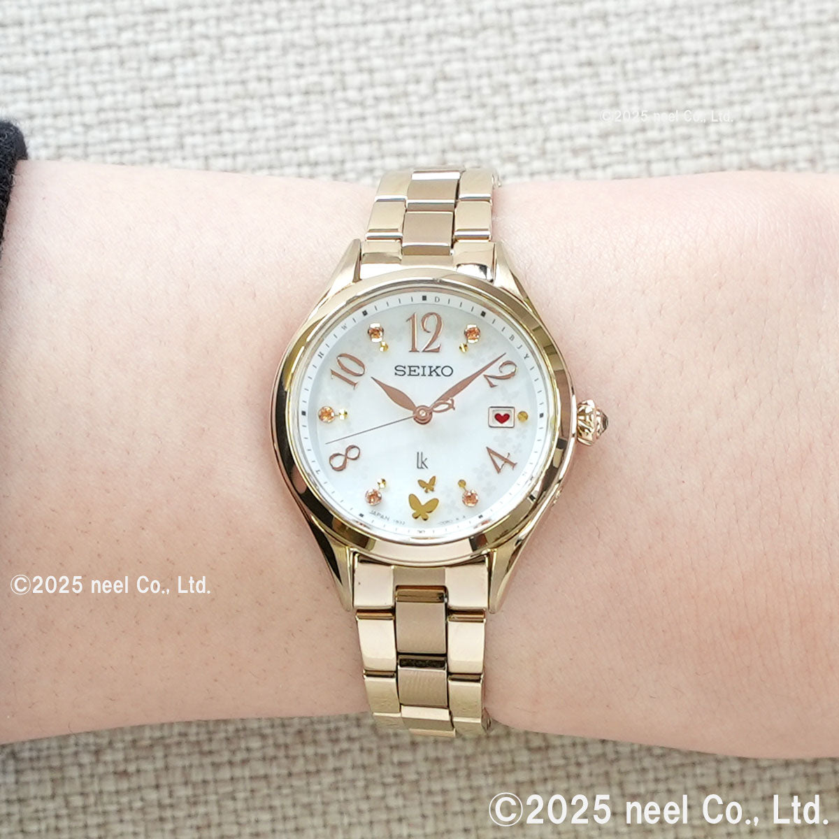 セイコー ルキア 30周年記念 SEIKO LUKIA Grow edenworks コラボ 限定 電波 ソーラー 腕時計 レディース SSQW094 Flower Garden【2025 新作】