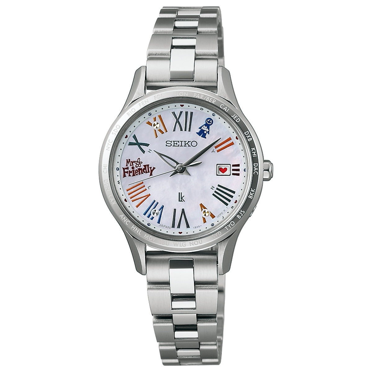 セイコー ルキア 30周年記念 MR.FRIENDLY コラボ限定 SEIKO LUKIA 電波 ソーラー 腕時計 レディース Grow SSVV089【2025 新作】