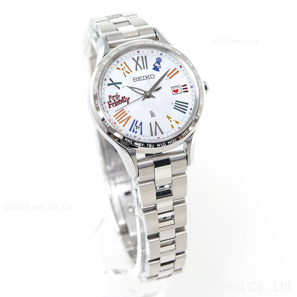 セイコー ルキア 30周年記念 MR.FRIENDLY コラボ限定 SEIKO LUKIA 電波 ソーラー 腕時計 レディース Grow SSVV089【2025 新作】