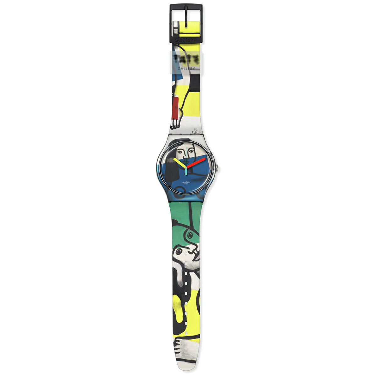 swatch スウォッチ 腕時計 メンズ レディース オリジナルズ ニュージェント NEW GENT LEGER'S TWO WOMEN HOLDING FLOWERS SUOZ363【2024 新作】