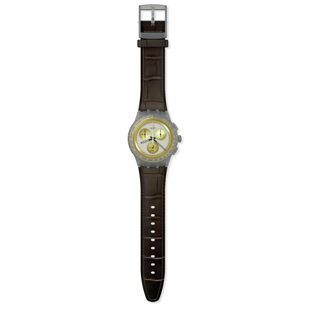 swatch スウォッチ HOLIDAY COLLECTION GOLDEN RADIANCE SUSM100 腕時計 メンズ クロノグラフ