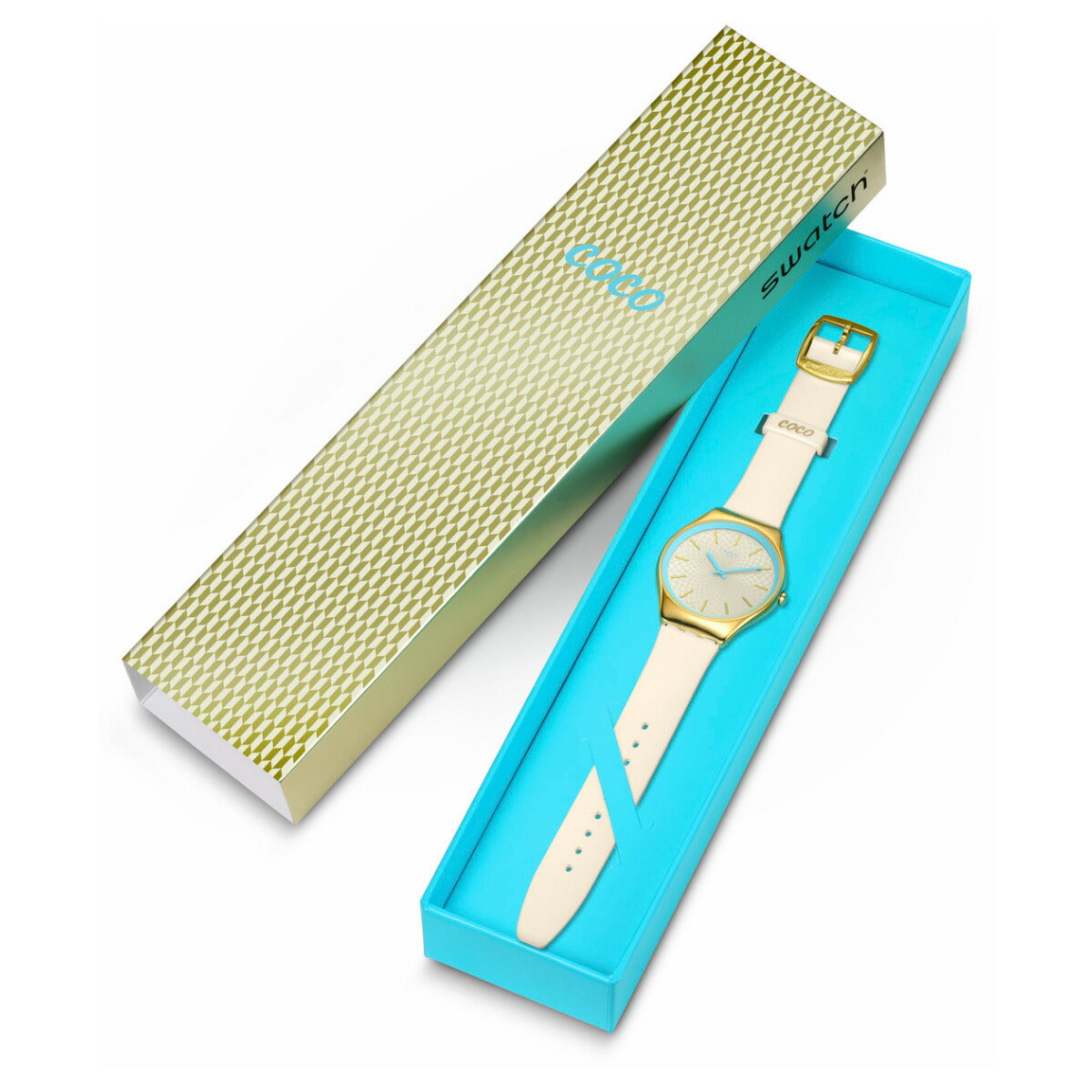 swatch スウォッチ 腕時計 レディース スキン SKIN COCO HO BLU SYXG127