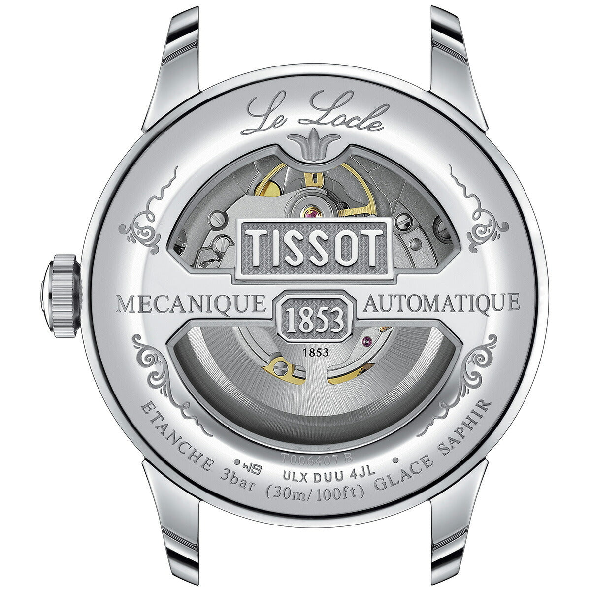 ティソ TISSOT ル・ロックル 20周年モデル 39.3MM T006.407.11.033.03 腕時計 メンズ 自動巻き LELOCLE 20TH ANNIVERSARY【60回分割手数料無料!】