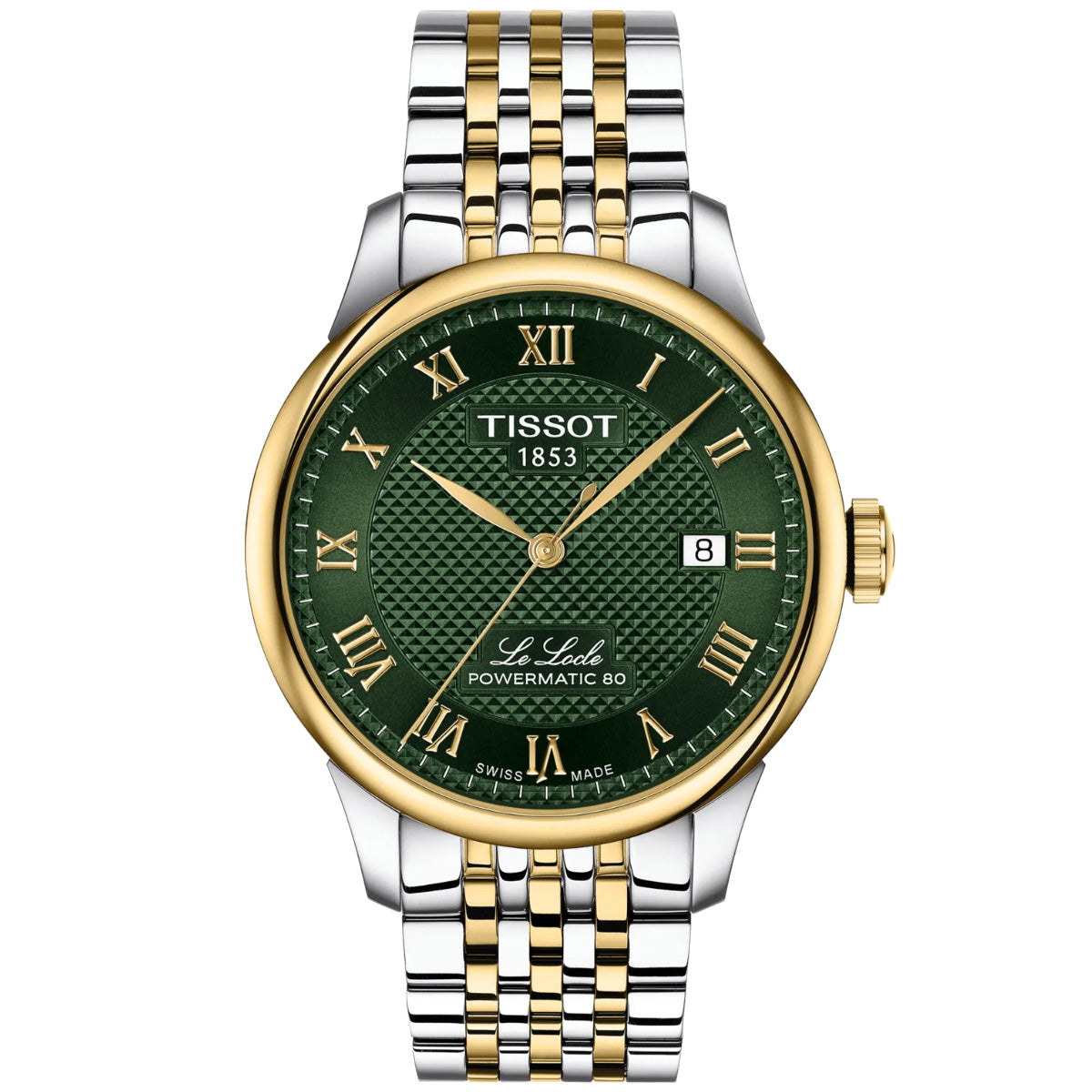 【稼働/自動巻き】ティソ　ル・ロックル　裏スケ　腕時計　メンズ　ゴールド ティソ TISSOT ル ロックル LE LOCLE 39.3mm T006.407.22.093.00