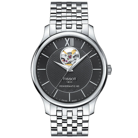 ティソ TISSOT 腕時計 メンズ トラディション オートマティック オープンハート TRADITION AUTOMATIC OPEN HEART 自動巻き T063.907.11.058.00【60回分割手数料無料!】