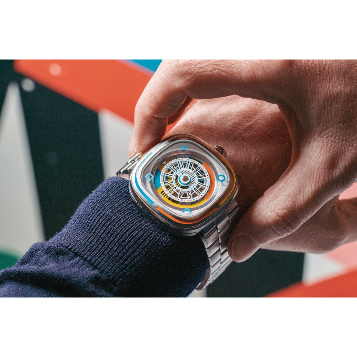 セブンフライデー SEVENFRIDAY T1/08 Bauhaus Inspired T-Series 腕時計 メンズ 自動巻き