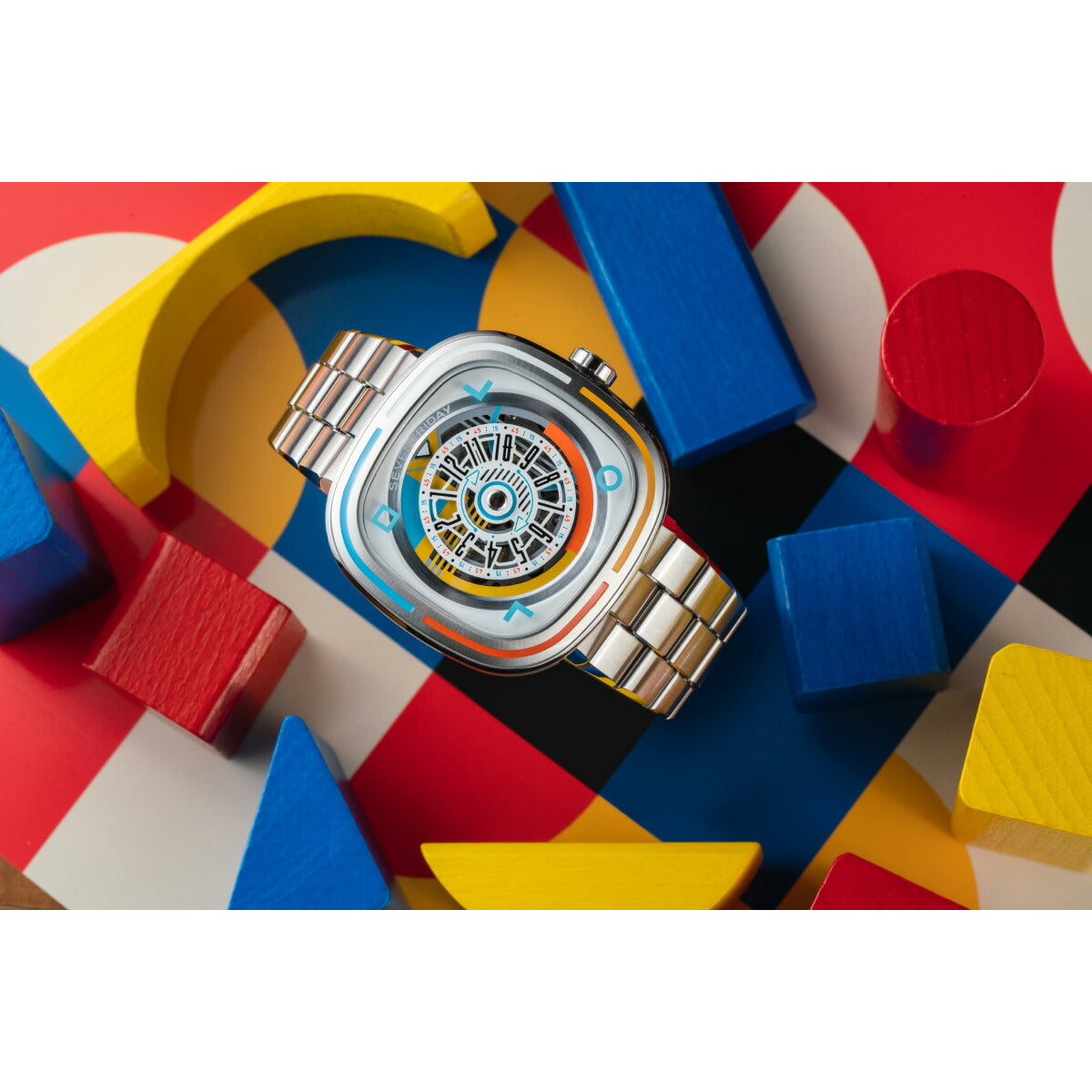 セブンフライデー SEVENFRIDAY T1/08 Bauhaus Inspired T-Series 腕時計 メンズ 自動巻き
