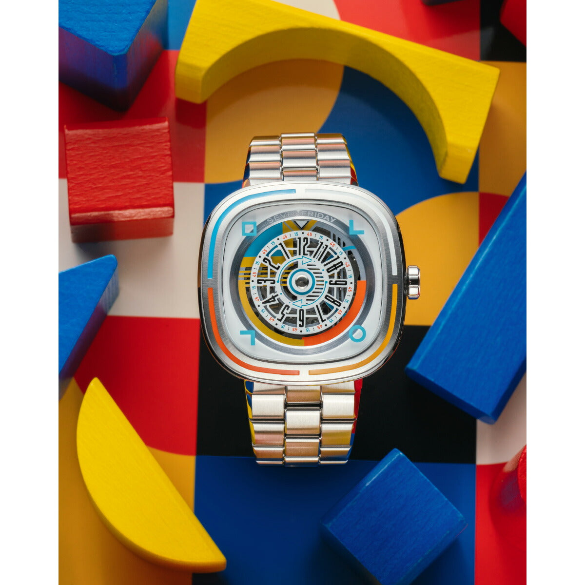 セブンフライデー SEVENFRIDAY T1/08 Bauhaus Inspired T-Series 腕時計 メンズ 自動巻き