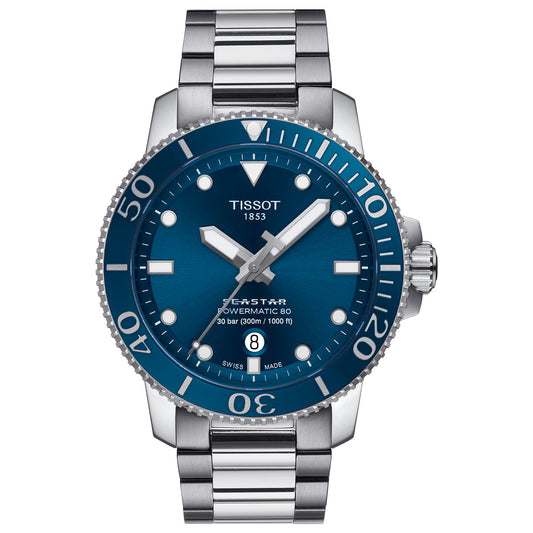 ティソ メンズ 腕時計 TISSOT T1204071104103 シースター 1000 オートマティック ブルー【60回分割手数料無料!】