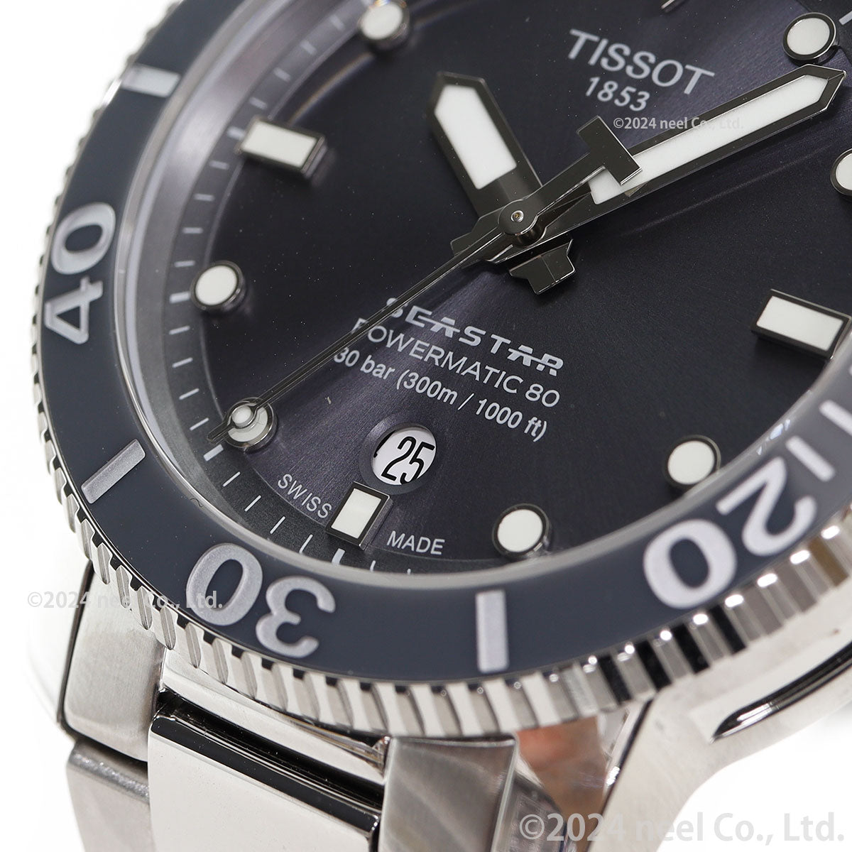 ティソ 腕時計 メンズ TISSOT シースター 1000 オートマティック SEASTAR 1000 POWERMATIC 80 自動巻き T120.407.11.081.01 ステンレススチール グレー【60回分割手数料無料!】