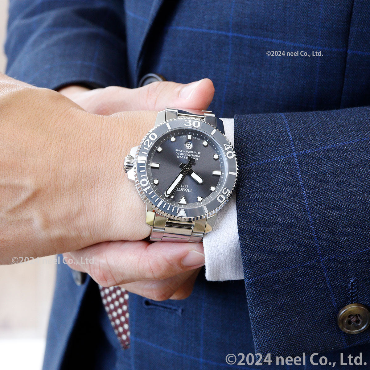 ティソ 腕時計 メンズ TISSOT シースター 1000 オートマティック SEASTAR 1000 POWERMATIC 80 自動巻き T120.407.11.081.01 ステンレススチール グレー【60回分割手数料無料!】