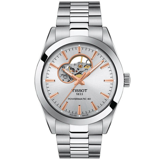 ティソ TISSOT ジェントルマン パワーマティック80 オープンハート T127.407.11.031.01 腕時計 メンズ GENTLEMAN POWERMATIC 80 OPEN HEART 自動巻き【60回分割手数料無料!】