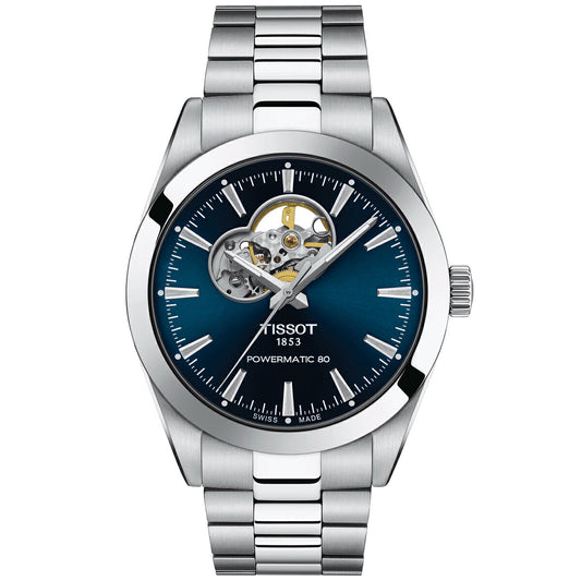ティソ TISSOT ジェントルマン パワーマティック80 オープンハート T127.407.11.041.01 腕時計 メンズ GENTLEMAN POWERMATIC 80 OPEN HEART 自動巻き【60回分割手数料無料!】