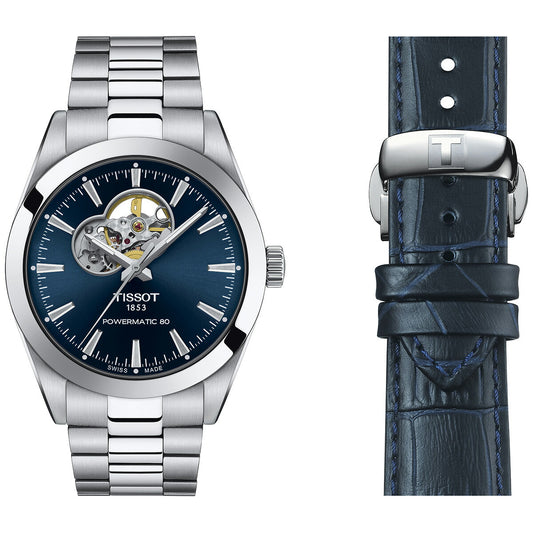 ティソ TISSOT ジェントルマン パワーマティック80 オープンハート 日本限定セット T127.407.11.041.02 腕時計 メンズ 自動巻き GENTLEMAN POWERMATIC 80【60回分割手数料無料!】