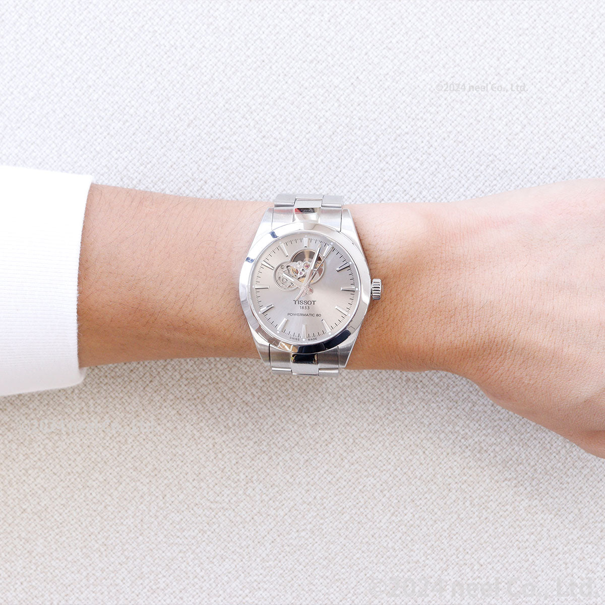 ティソ TISSOT ジェントルマン パワーマティック80 オープンハート T127.407.11.081.00 腕時計 メンズ GENTLEMAN POWERMATIC 80 OPEN HEART 自動巻き【60回分割手数料無料!】