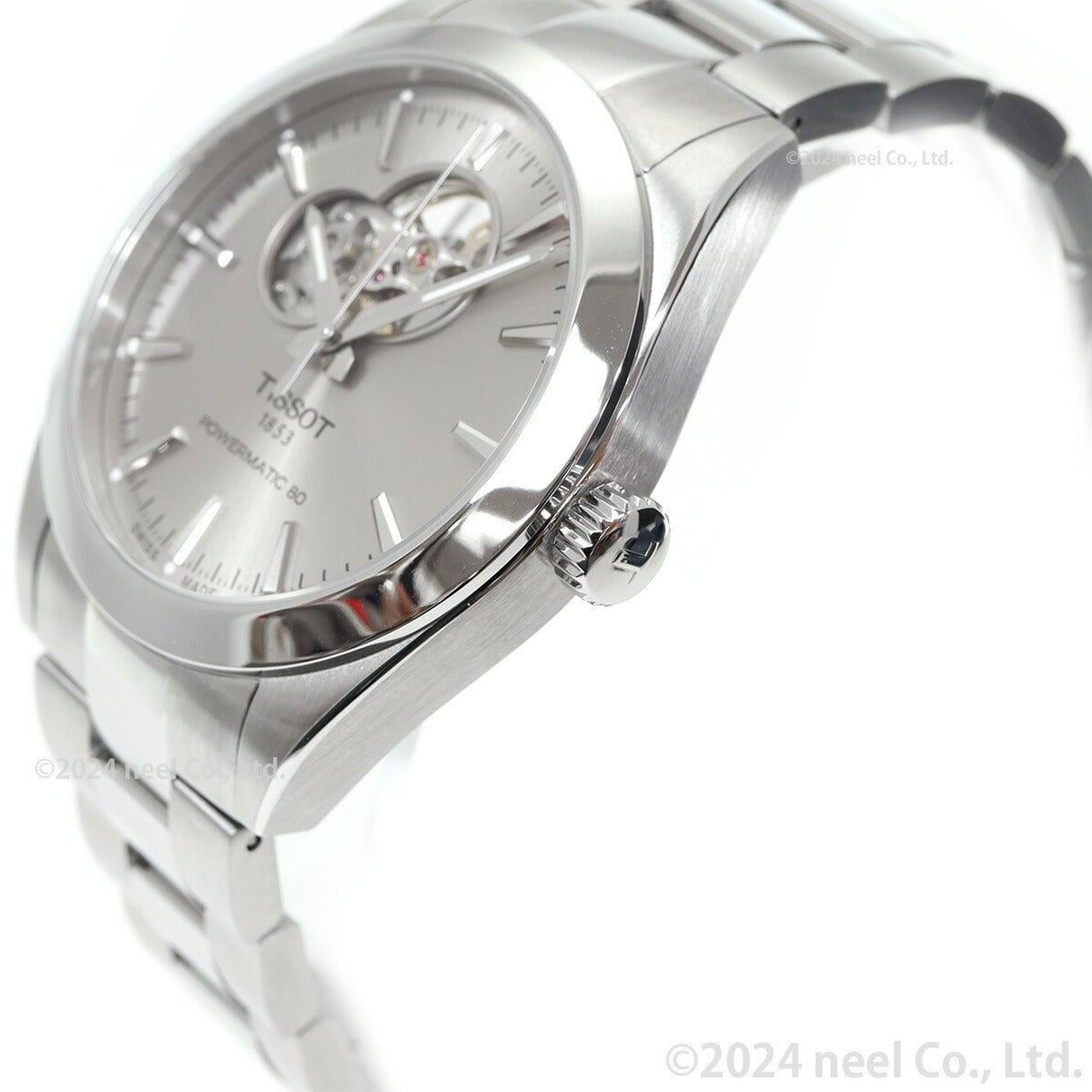 ティソ TISSOT ジェントルマン パワーマティック80 オープンハート T127.407.11.081.00 腕時計 メンズ GENTLEMAN POWERMATIC 80 OPEN HEART 自動巻き【60回分割手数料無料!】