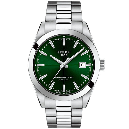 ティソ メンズ 腕時計 TISSOT T1274071109101 ジェントルマン オートマティック パワーマティック 80 シリシウム グリーン【60回分割手数料無料!】