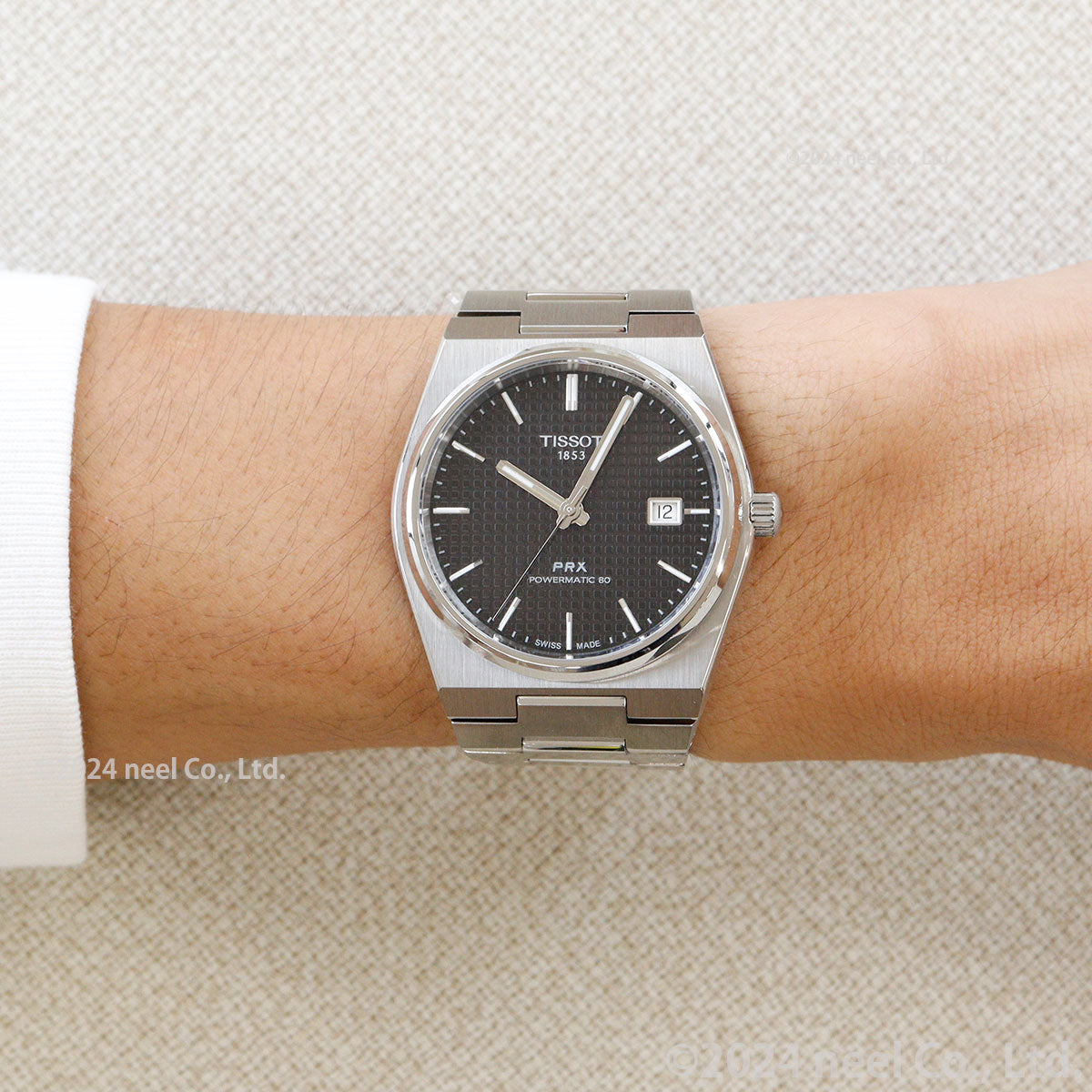 ティソ メンズ 腕時計 TISSOT PRX オートマティック 自動巻 T137.407.11.051.00 AUTOMATIC ブラック シルバー【60回分割手数料無料!】