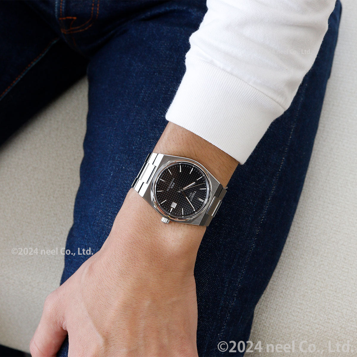 ティソ メンズ 腕時計 TISSOT PRX オートマティック 自動巻 T137.407.11.051.00 AUTOMATIC ブラック シルバー【60回分割手数料無料!】