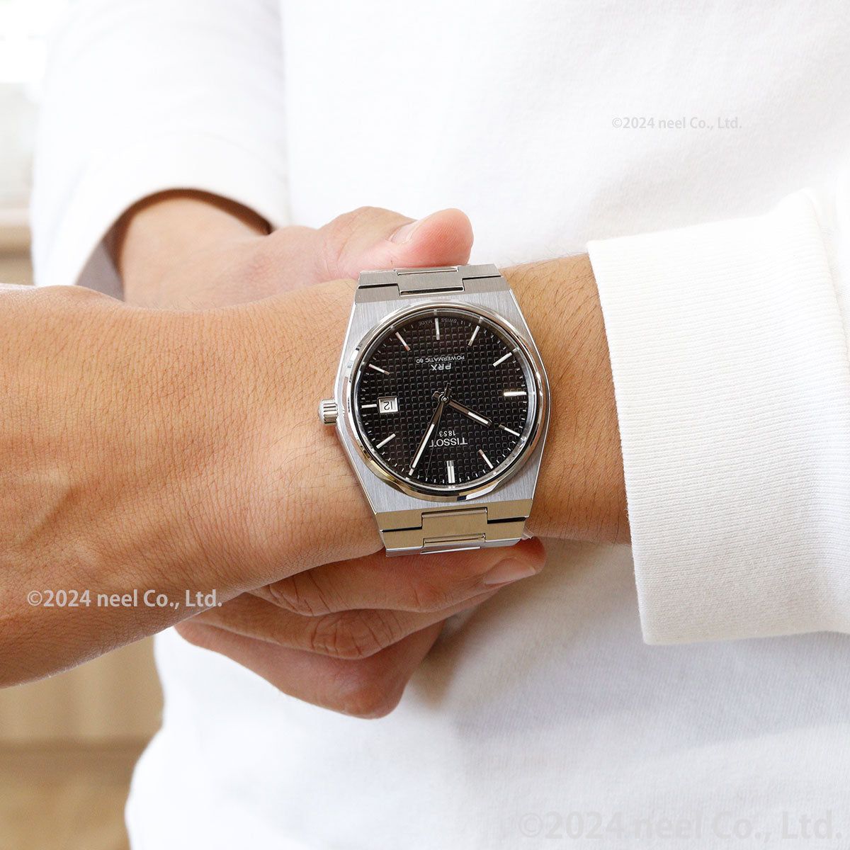 ティソ メンズ 腕時計 TISSOT PRX オートマティック 自動巻 T137.407.11.051.00 AUTOMATIC ブラック シルバー【60回分割手数料無料!】