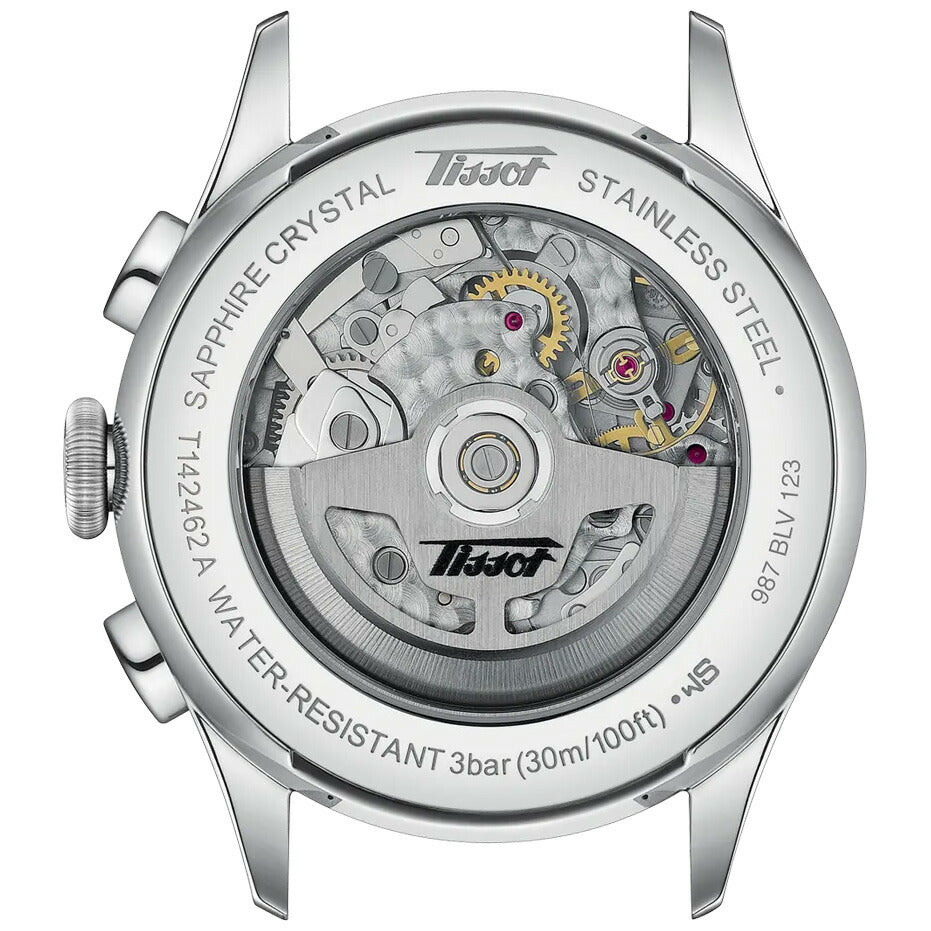 ティソ TISSOT テレメーター 1938 T142.462.16.032.00 腕時計 メンズ 自動巻き クロノグラフ【60回分割手数料無料!】