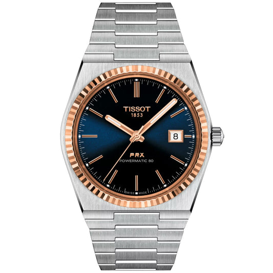 ティソ TISSOT PRX ピーアールエックス パワーマティック80 スチール&18Kゴールドベゼル 40mm T931.407.41.041.00 腕時計 自動巻き【60回分割手数料無料!】