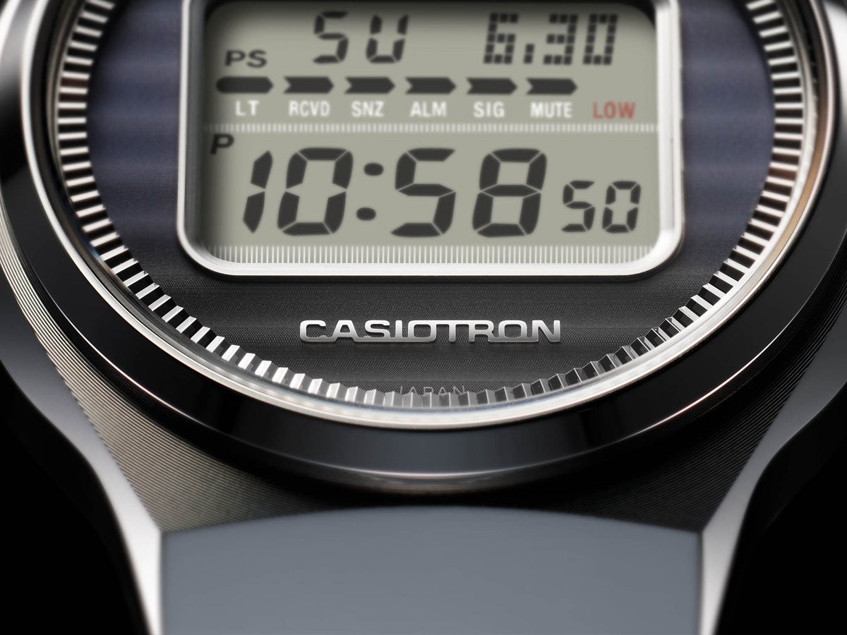 カシオ CASIO 腕時計50周年記念 カシオトロン CASIOTRON 復刻 限定モデル 電波 ソーラー デジタル 腕時計 TRN-50-2AJR CASIO WATCH 50TH ANNIVERSARY【2024 新作】