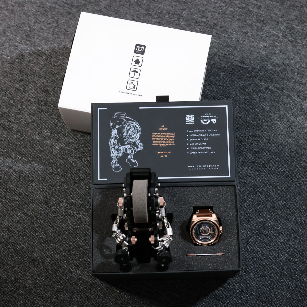 タックス TACS AVL II ブロンズ × ロボトイズ コラボモデル 限定BOXセット TS1803O 腕時計 メンズ 自動巻き AVL II Bronze × Robotoys