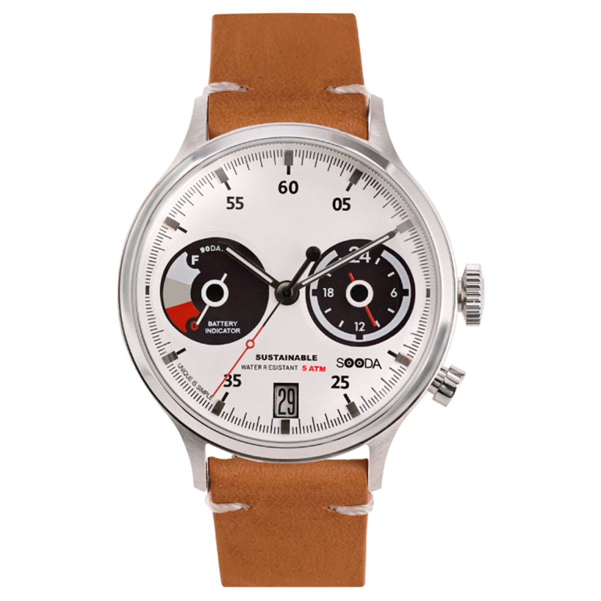 タックス TACS ソーラー 腕時計 メンズ レディース ソーダ SOODA TS2302A パンダ【2025 新作】