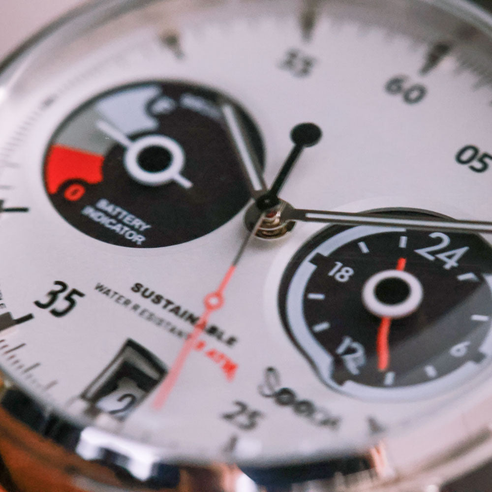 タックス TACS ソーラー 腕時計 メンズ レディース ソーダ SOODA TS2302A パンダ【2025 新作】