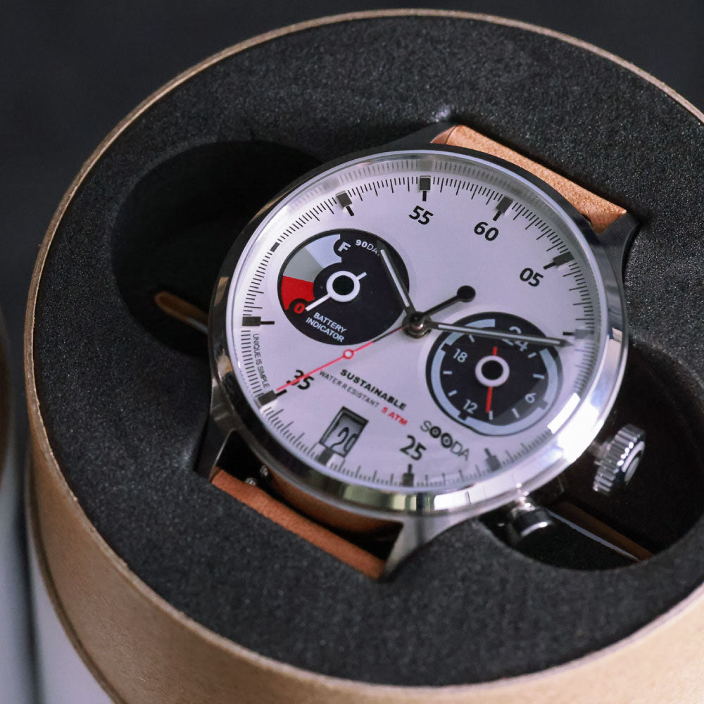 タックス TACS ソーラー 腕時計 メンズ レディース ソーダ SOODA TS2302A パンダ【2025 新作】