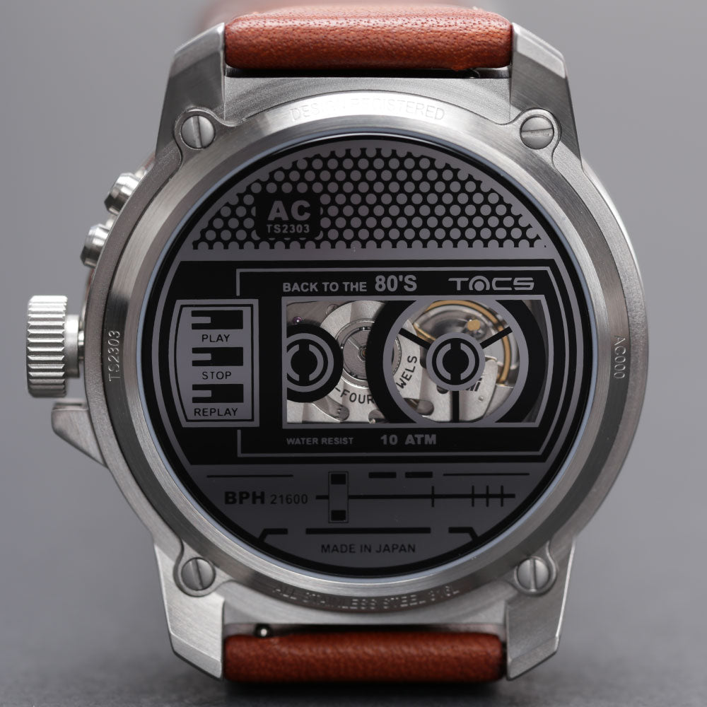 タックス TACS 腕時計 メンズ オートマチック カセット Automatic Cassette 自動巻き TS2303A レトロ リバイバル【2025 新作】