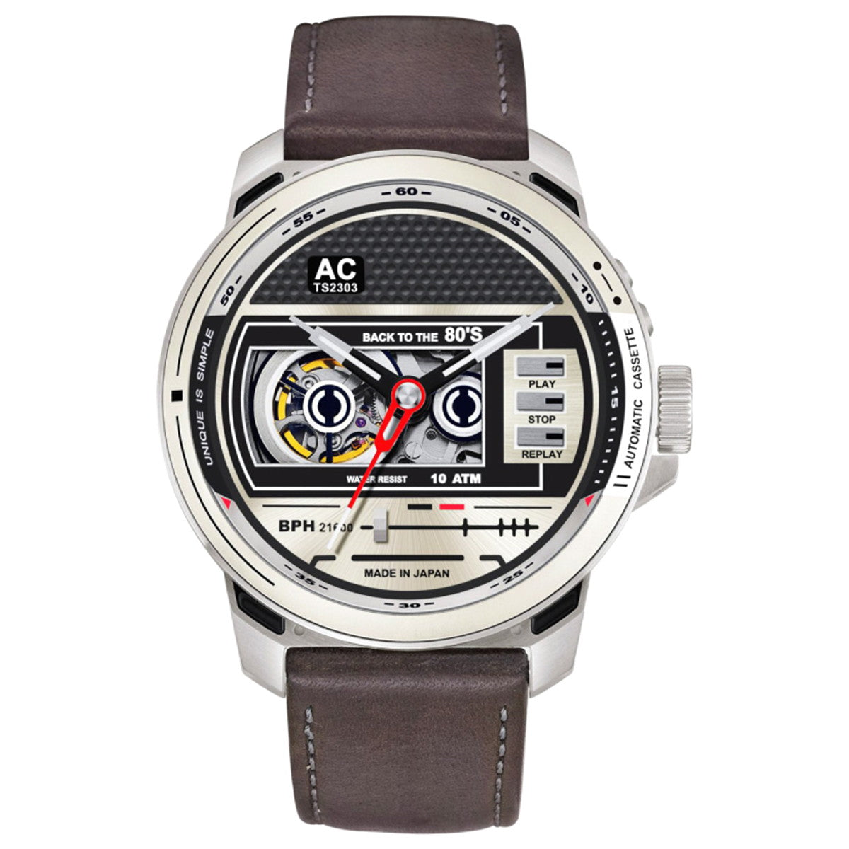 タックス TACS 腕時計 メンズ オートマチック カセット Automatic Cassette 自動巻き TS2303B レトロ リバイバル【2025 新作】