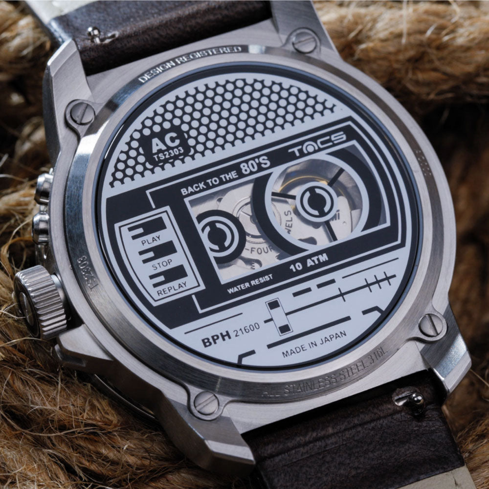 タックス TACS 腕時計 メンズ オートマチック カセット Automatic Cassette 自動巻き TS2303B レトロ リバイバル【2025 新作】