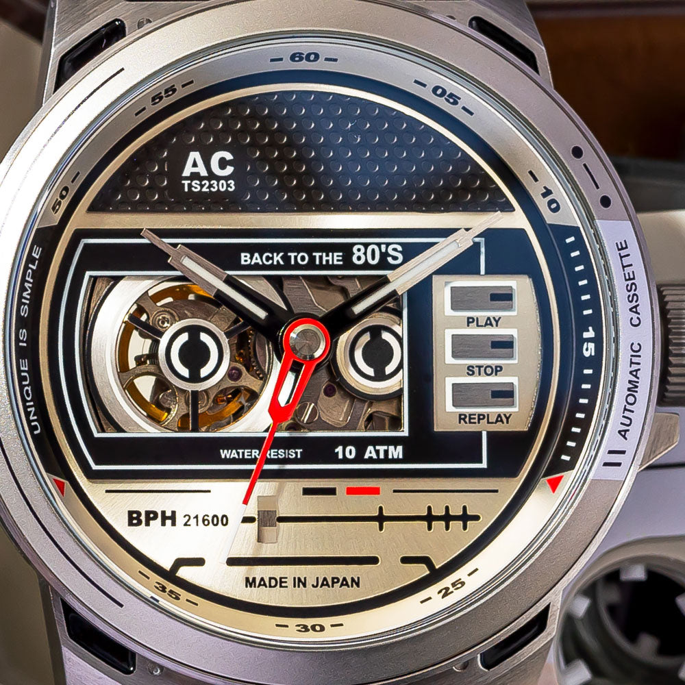 タックス TACS 腕時計 メンズ オートマチック カセット Automatic Cassette 自動巻き TS2303B レトロ リバイバル【2025 新作】