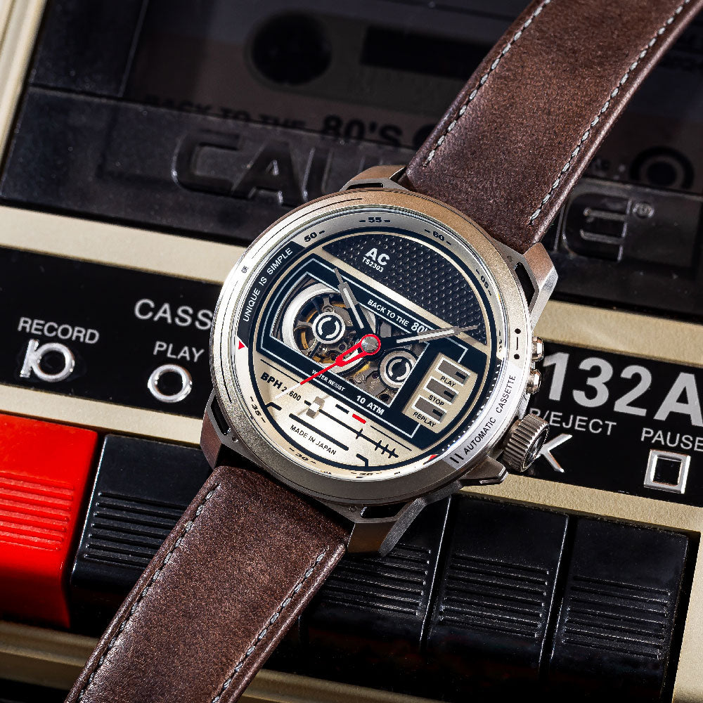 タックス TACS 腕時計 メンズ オートマチック カセット Automatic Cassette 自動巻き TS2303B レトロ リバイバル【2025 新作】