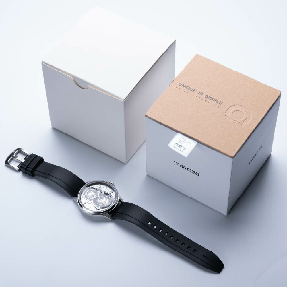 タックス TACS 腕時計 メンズ ツインレンズ ライト TWIN LENS Lite Lumiere Blanc 自動巻き TS2501A ルミエール ブラン【2025 新作】