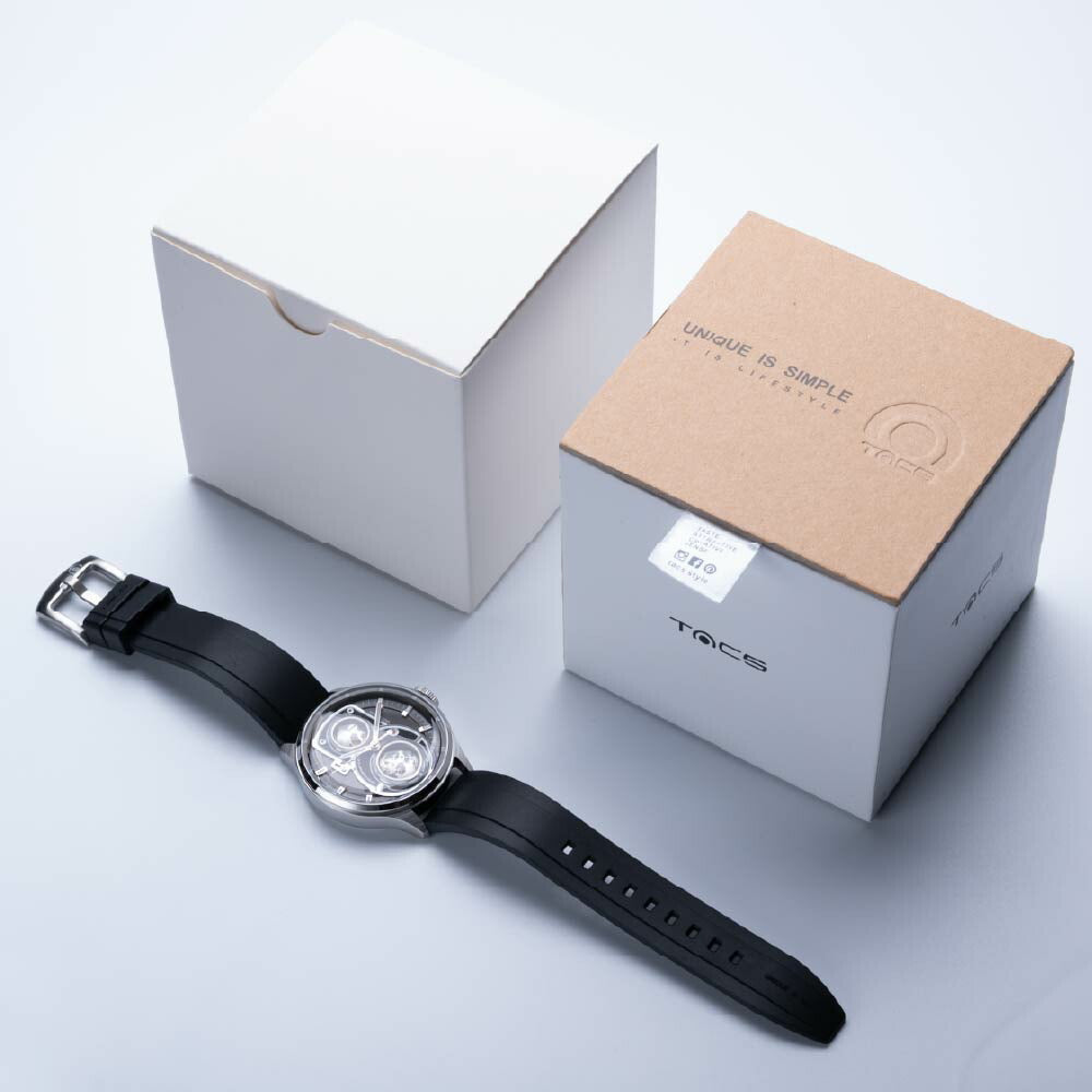 タックス TACS 腕時計 メンズ ツインレンズ ライト TWIN LENS Lite Obscura Slate 自動巻き TS2501B オブスキュラ スレート【2025 新作】