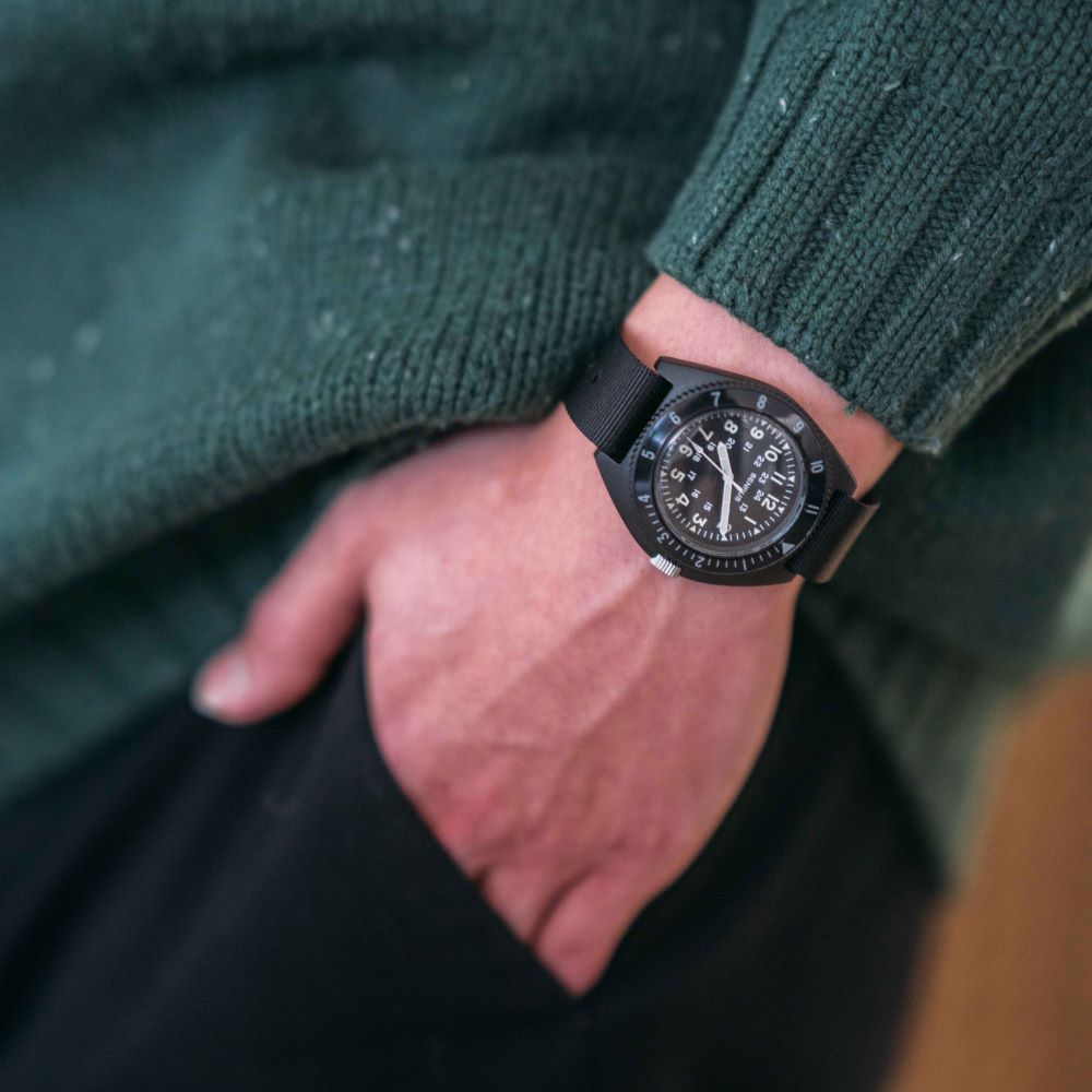 ベンラス BENRUS 腕時計 メンズ TYPE-III BK Class-A General Purpose ミリタリーウォッチ ブラック【2025 新作】