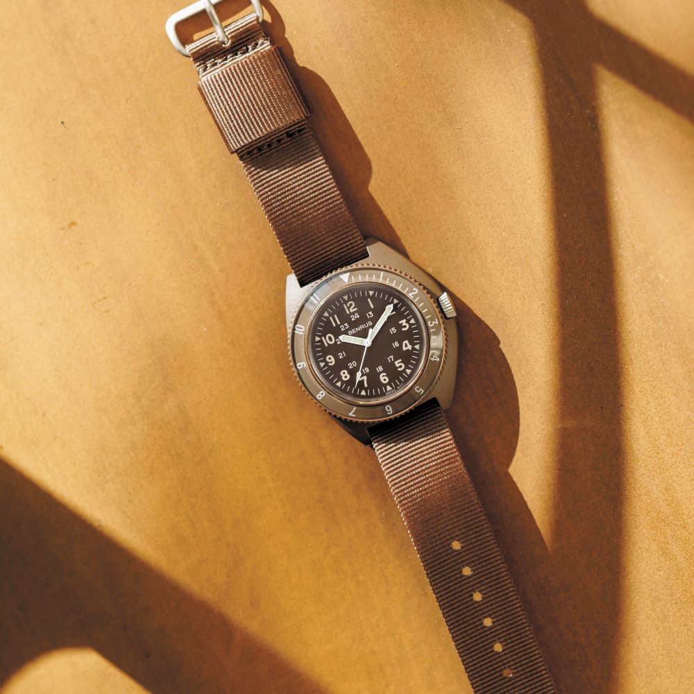 ベンラス BENRUS 腕時計 メンズ TYPE-III OLIVE Class-A General Purpose ミリタリーウォッチ オリーブ【2025 新作】