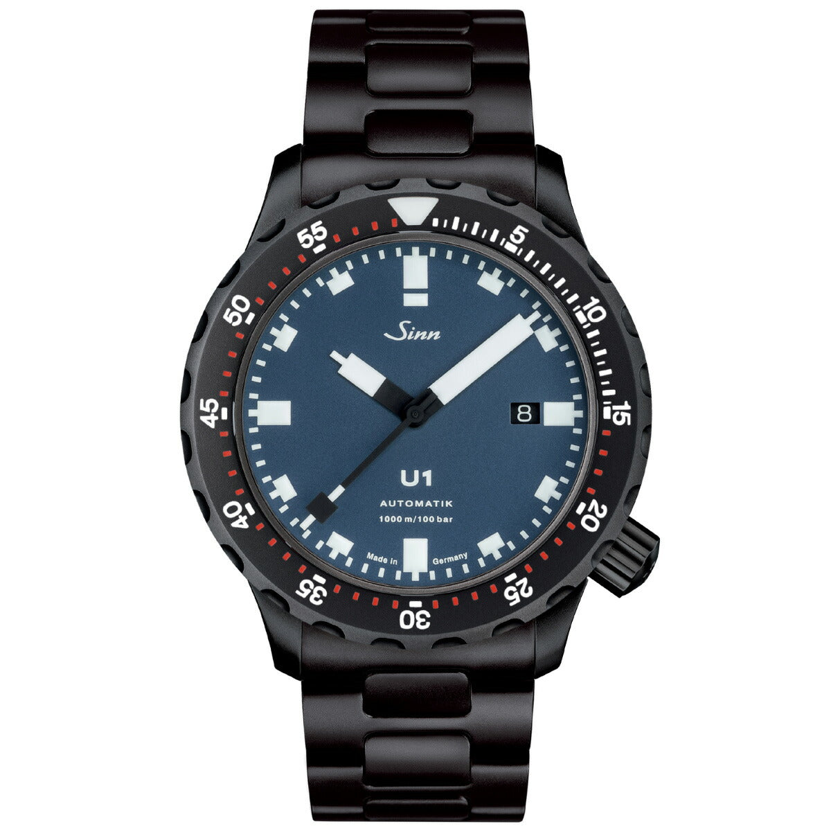 Sinn ジン U1.B.S 自動巻き 腕時計 メンズ Diving Watches ダイバーズウォッチ ステンレスバンド ドイツ製【60回分割手数料無料!】