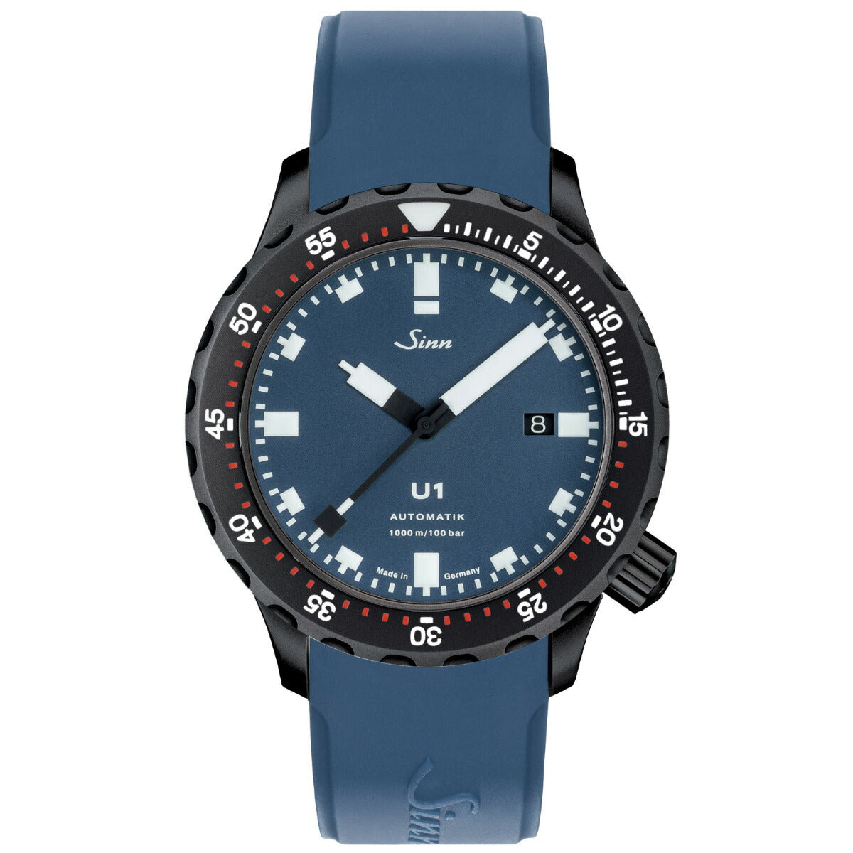 Sinn ジン U1.B.S 自動巻き 腕時計 メンズ Diving Watches ダイバーズウォッチ シリコンストラップ ドイツ製【60回分割手数料無料!】