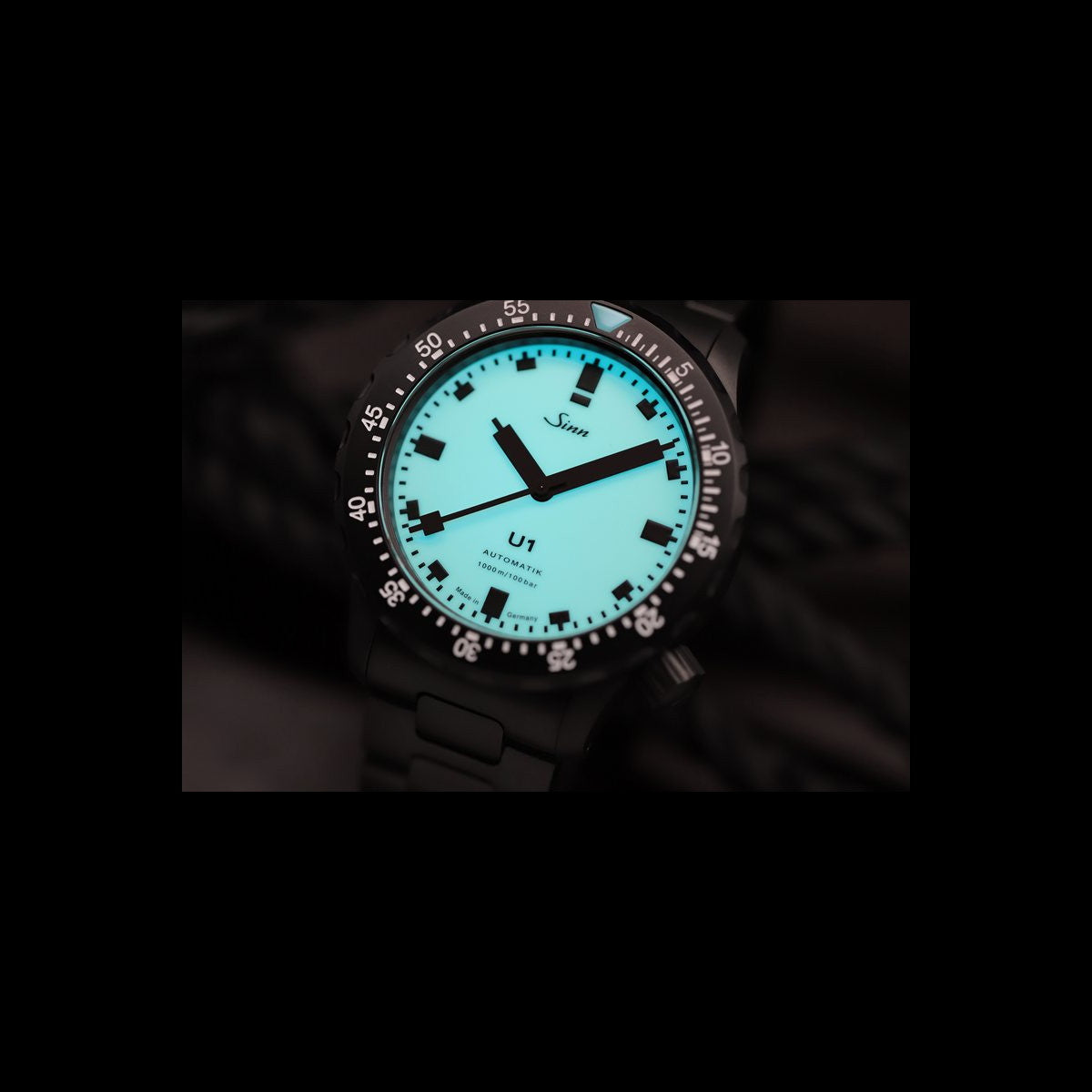 Sinn ジン U1 S L 自動巻き 世界限定300本 腕時計 メンズ Diving Watches ダイバーズウォッチ シリコンストラップ ブラック ドイツ製