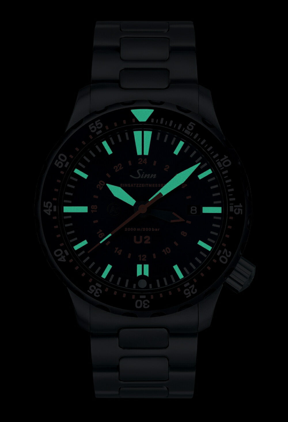 Sinn ジン U2.SDR(EZM5) 自動巻き 腕時計 メンズ Diving Watches ダイバーズウォッチ シリコンストラップ ドイツ製【60回分割手数料無料!】