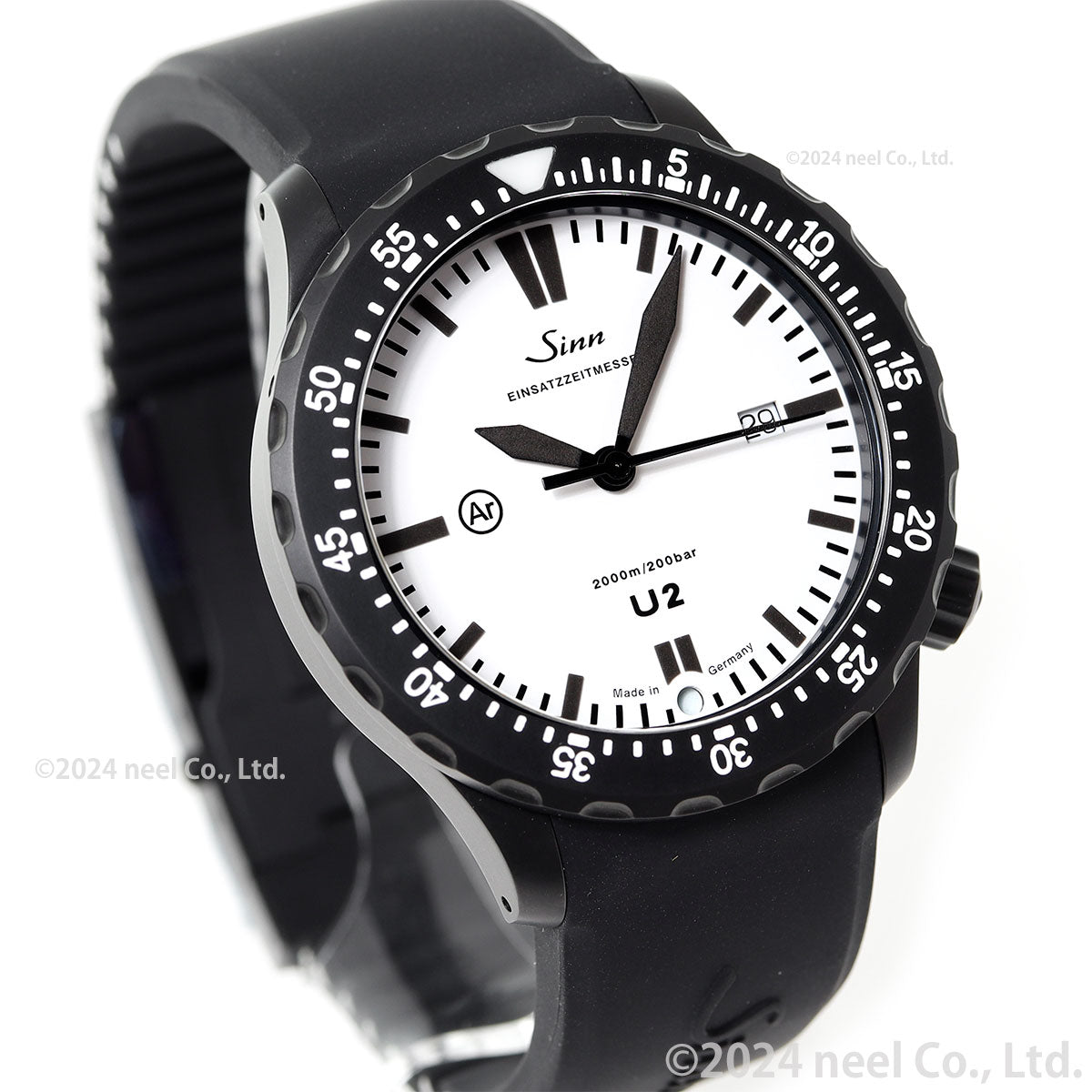 Sinn ジン U2.W 自動巻き 腕時計 メンズ Diving Watches ダイバーズウォッチ シリコンストラップ ドイツ製【60回分割手数料無料!】