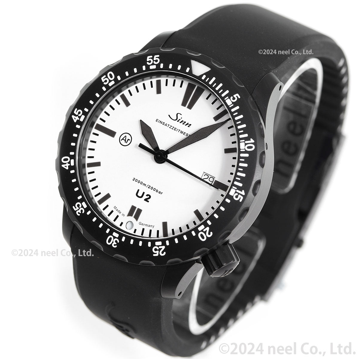 Sinn ジン U2.W 自動巻き 腕時計 メンズ Diving Watches ダイバーズウォッチ シリコンストラップ ドイツ製【60回分割手数料無料!】