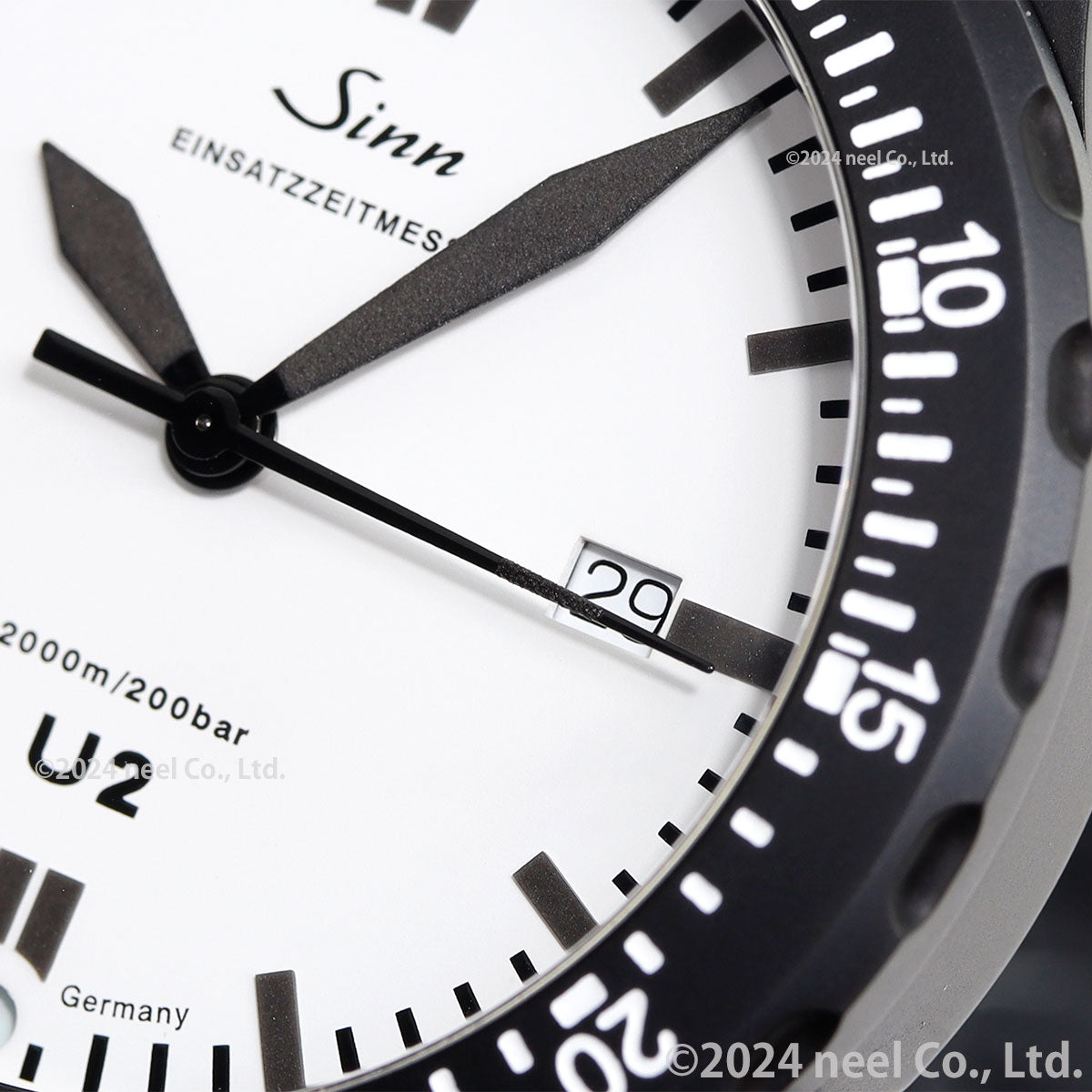 Sinn ジン U2.W 自動巻き 腕時計 メンズ Diving Watches ダイバーズウォッチ シリコンストラップ ドイツ製【60回分割手数料無料!】