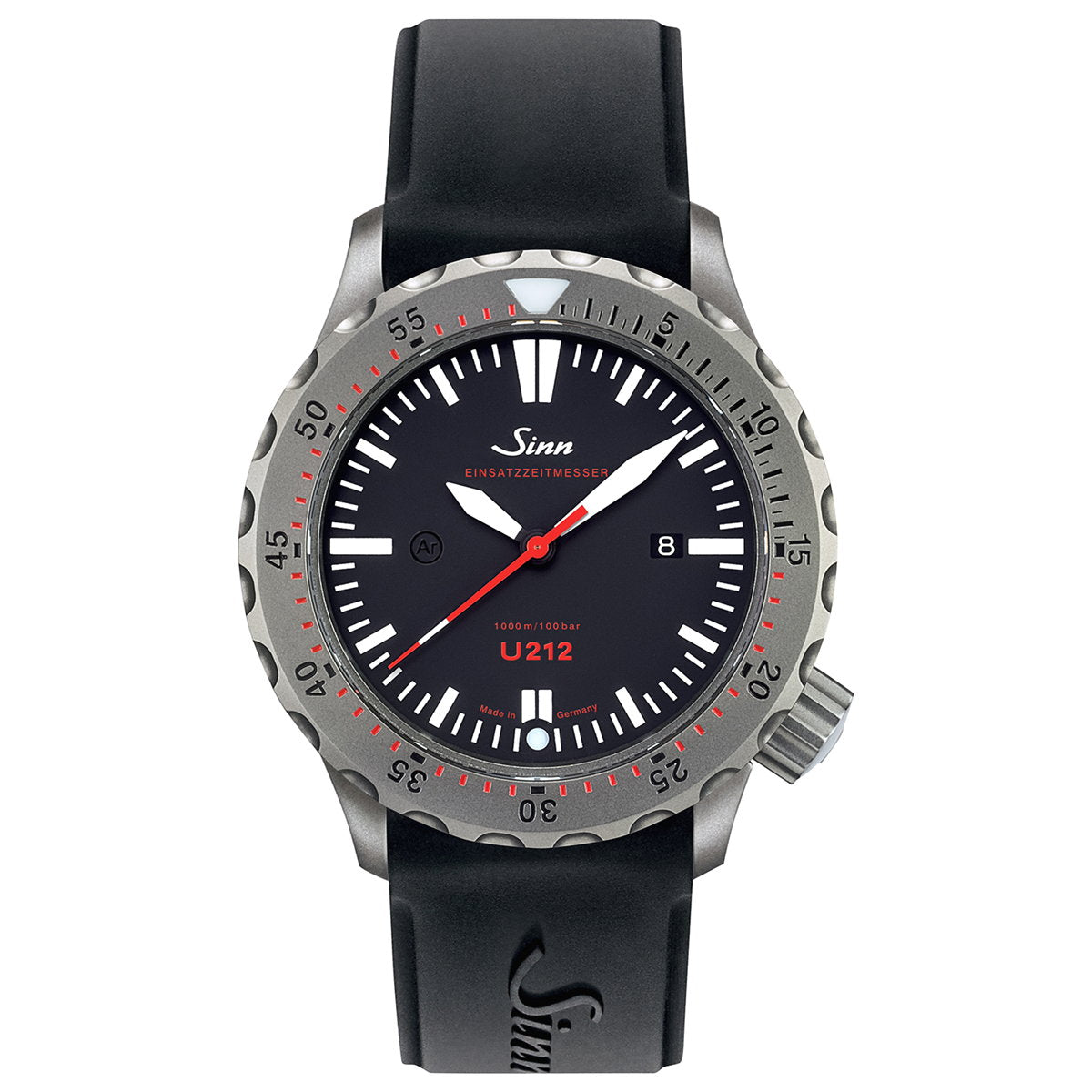 Sinn ジン U212(EZM16) 自動巻き 腕時計 メンズ Diving Watches ダイバーズウォッチ シリコンストラップ ドイツ製【60回分割手数料無料!】