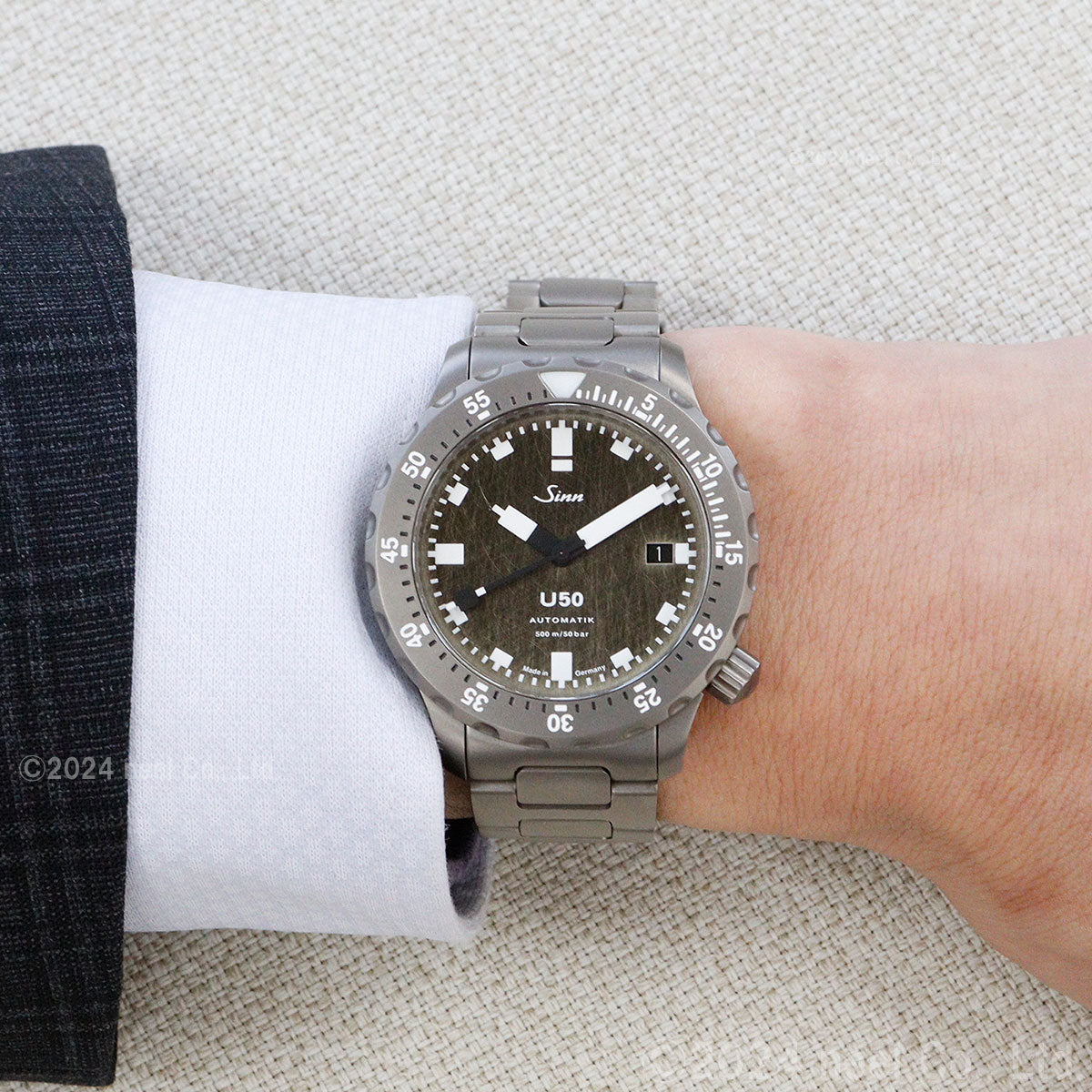 Sinn ジン U50.DS 自動巻き 限定モデル 腕時計 メンズ Diving Watches ダイバーズウォッチ ステンレスバンド ドイツ製【60回分割手数料無料!】